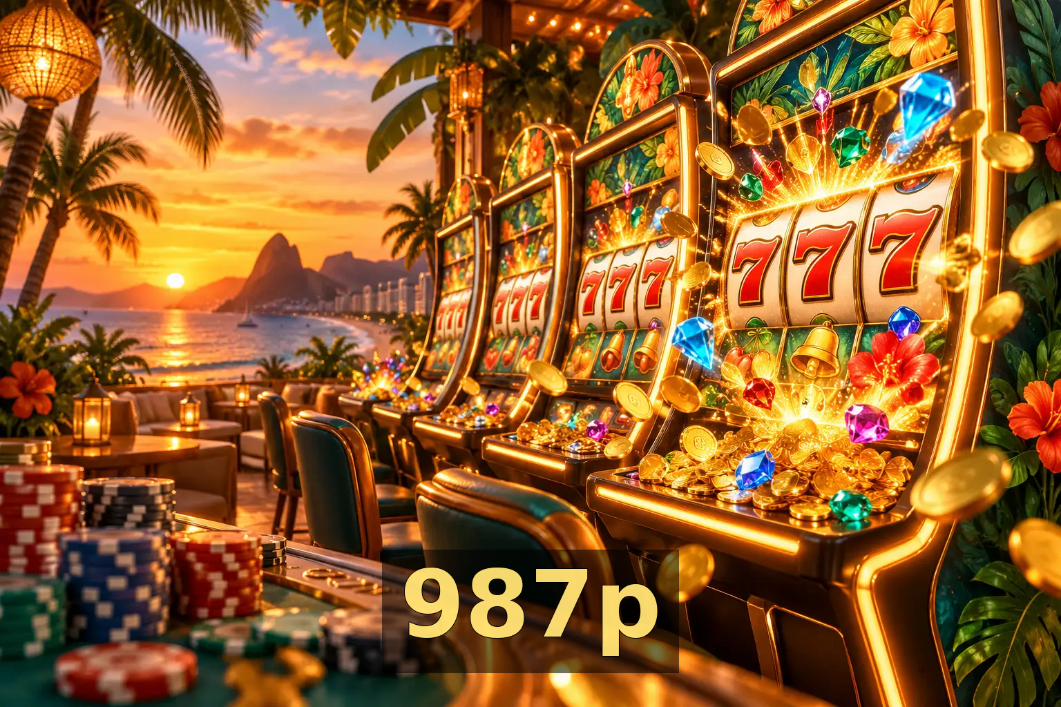 987p oferece diversas opções de jogos online